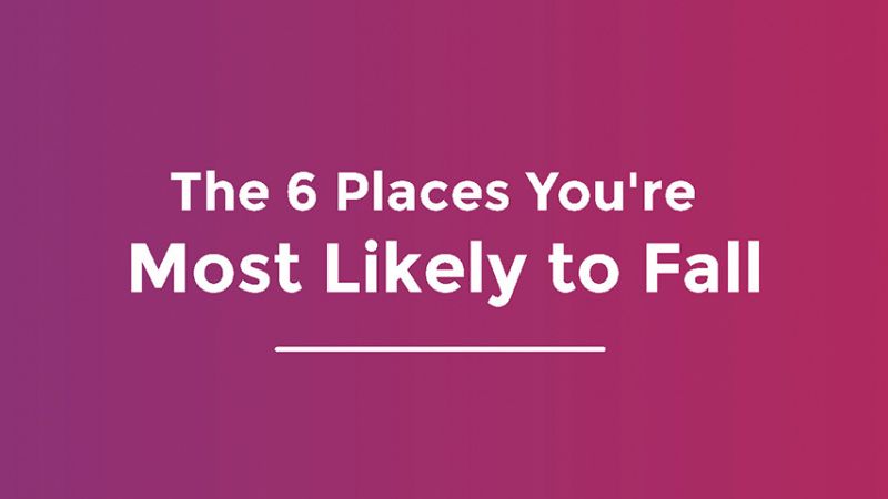 The Most Common Places You're Most Likely to Fall Around the Home